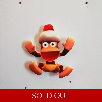 Ape Escape Pipo Monkey pin badge Ape Escape Pipo Monkey pin badge